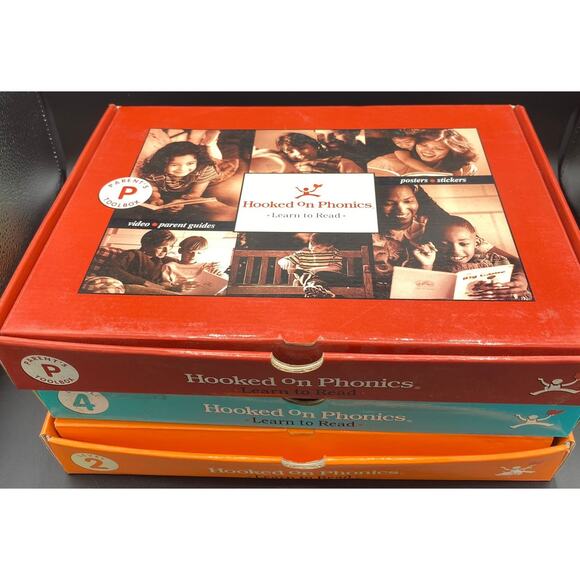 3 Hooked On Phonics Learn To Read Cassette Homeschool  level 2,4 & Parent's - Picture 2 of 11